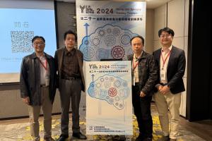 2024新進神經專科醫師癲癇訓練課程-理事長黃欽威醫師、秘書長周建成醫師與講師藍聖星醫師、曾元孚醫師合影(113.12.22)