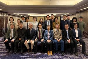 第十八屆理事長陳倩醫師、秘書長林建志醫師，與理監事及副秘書長合影(114.4.14)
